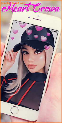 Heart Crown Face Camera screenshot