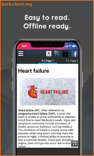 Heart Failure Info screenshot