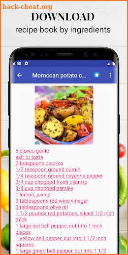 Heart healthy recipes free app offline with photo screenshot