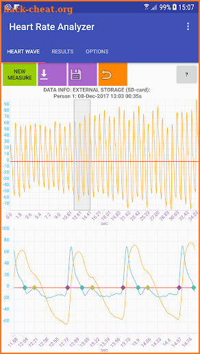 Heart Rate Analyzer screenshot