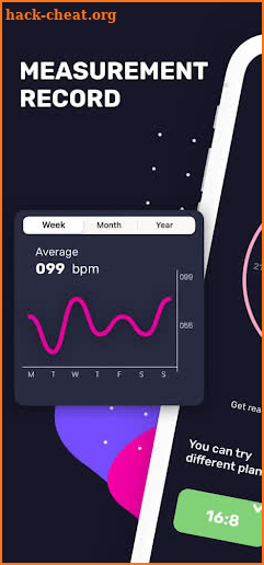 Heart Rate and Meal Tracker screenshot