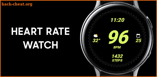 Heart Rate: Digital Watch Face screenshot