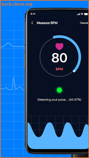 Heart Rate Monitor - Pulse App screenshot