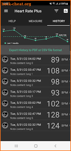 Heart Rate Plus: Pulse Monitor screenshot