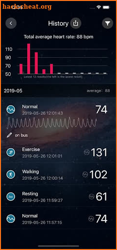 Heart Rate Pro Health Monitor screenshot