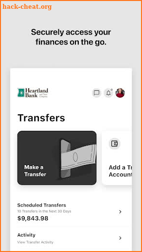 Heartland Bank Mobile Banking screenshot