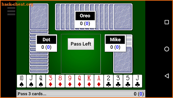 Hearts Card Game screenshot