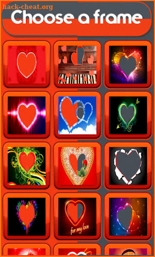 Hearts Selfie Photo Frames screenshot