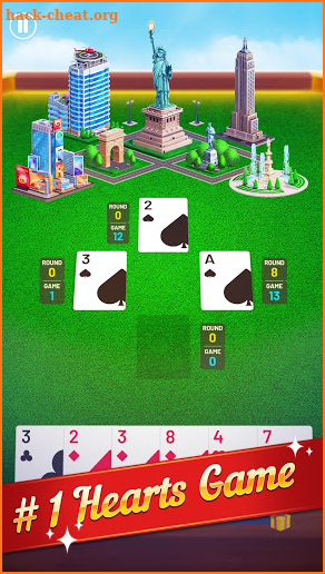 Hearts WT - Card Game Classic Plus screenshot