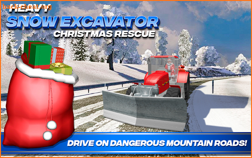 Heavy Snow Excavator  Christmas Rescue screenshot