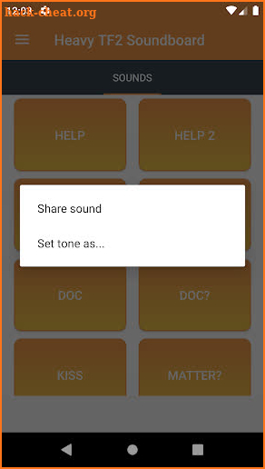 Heavy TF2 Soundboard screenshot