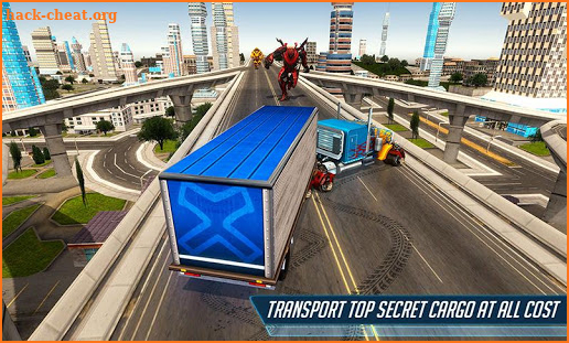 Heavy Truck Robot Giant Truck Driver Simulator screenshot