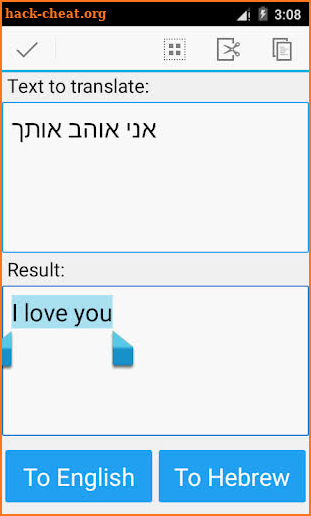 Hebrew English Translator Pro screenshot