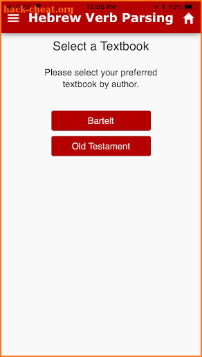 Hebrew Verb Parsing screenshot