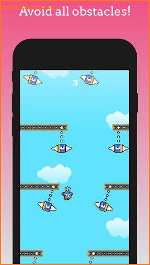 Heli Bird : Pixel Climb screenshot