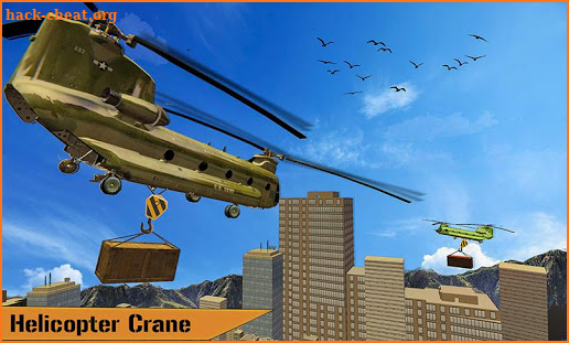 Helicopter Crane Cargo Delivery Transport Games screenshot