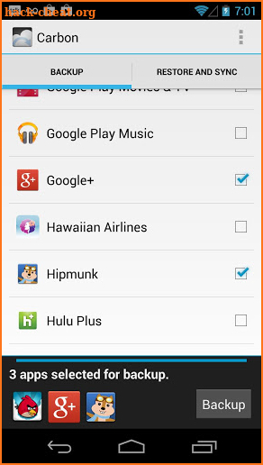 Helium - App Sync and Backup screenshot