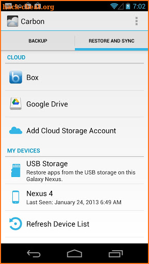 Helium - App Sync and Backup screenshot