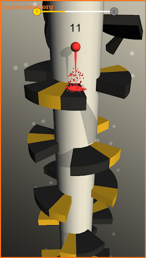 Helix Jump Breakdown Spiral Tower Game screenshot