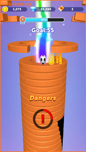 Helix Stack:Drop Crash screenshot