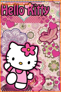 hello kitty art Wallpaper screenshot