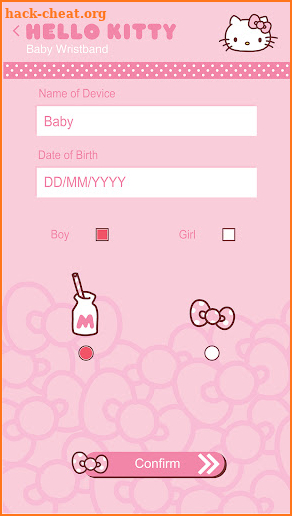 Hello Kitty Baby Wristband screenshot