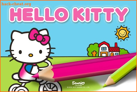 Hello Kitty Coloring Book - Cute Drawing Game screenshot