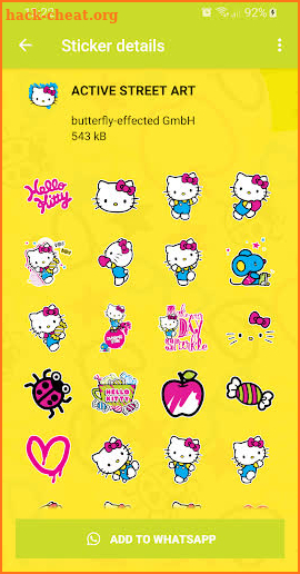 Hello Kitty Fun Stickers - WAStickerApps screenshot