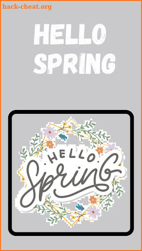 hello spring screenshot