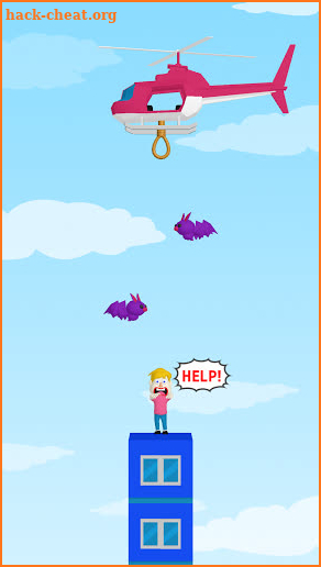 Help copter! - rescue puzzle screenshot