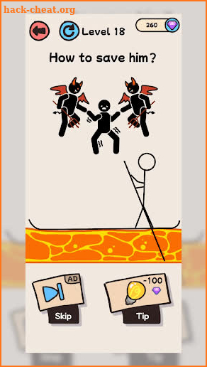 Help the Stickman screenshot