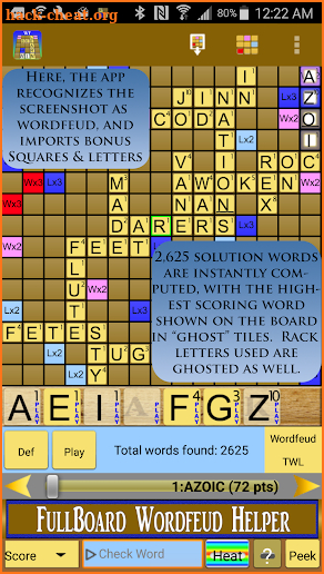 Helper 4 Wordfeud w/Random Boards screenshot