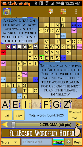 Helper 4 Wordfeud w/Random Boards screenshot