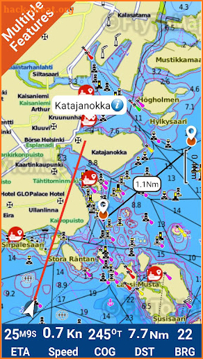 Helsinki GPS Map Navigator screenshot