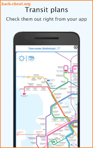 Helsinki Transport HSL HRL HKL screenshot