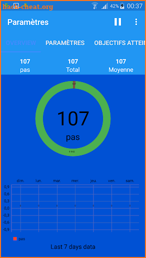 Helth Pedometer screenshot