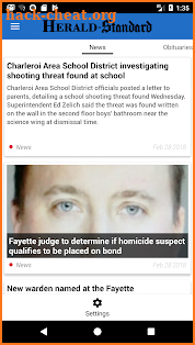 Herald Standard screenshot