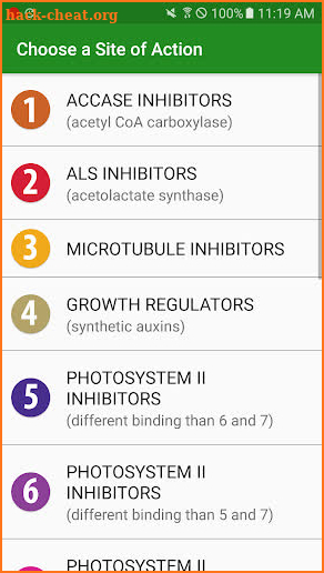 Herbicide Injury ID screenshot