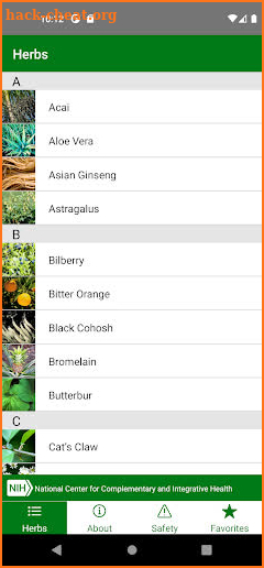 HerbList screenshot