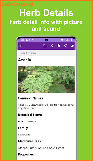 Herbs Dictionary screenshot