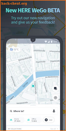 HERE WeGo BETA screenshot
