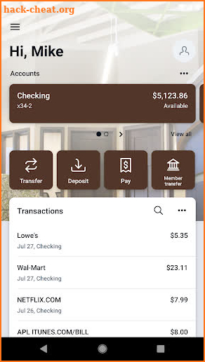 Heritage South CCU Mobile Bank screenshot