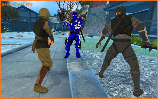 Hero Ninja Sword Warrior Rope Battle Samurai Fight screenshot