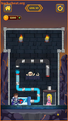 Hero Pipe Rescue: Water Puzzle screenshot