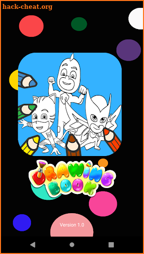 Hero PJ  Coloring Mask Book screenshot