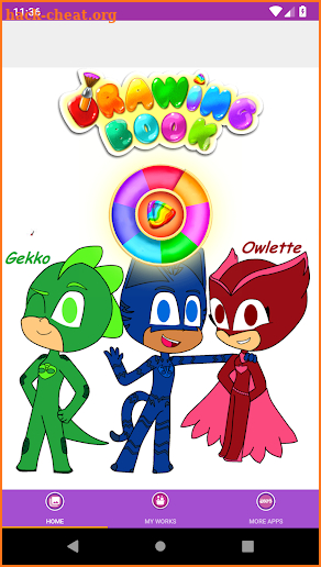 Hero PJ  Coloring Mask Book screenshot