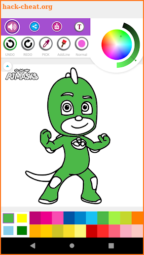 Hero PJ  Coloring Mask Book screenshot