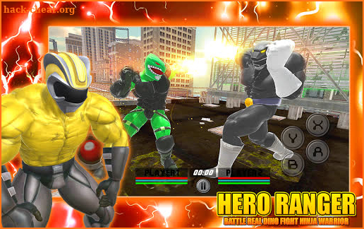 Hero Ranger Battle Real Dino Fight Ninja Warrior screenshot