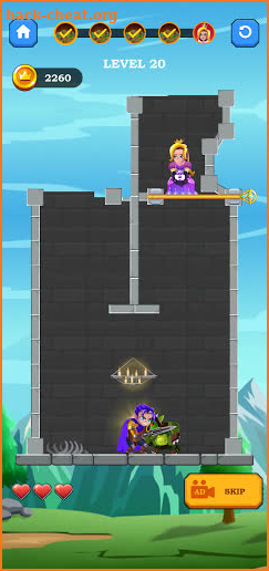 Hero Rescues: pull the pin and save the princess screenshot