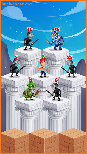 Hero Stack Tower Wars screenshot